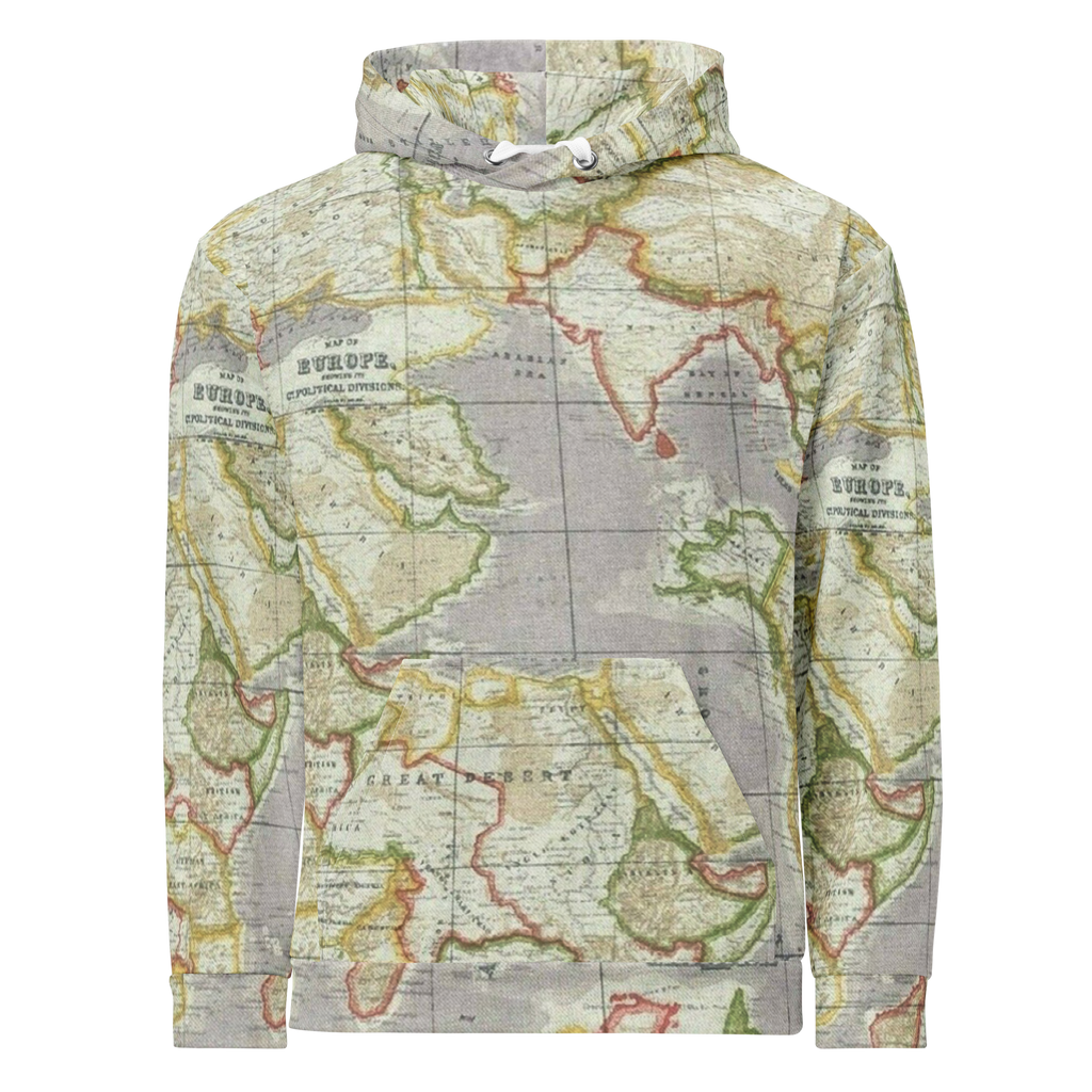 Green Map Hoodie