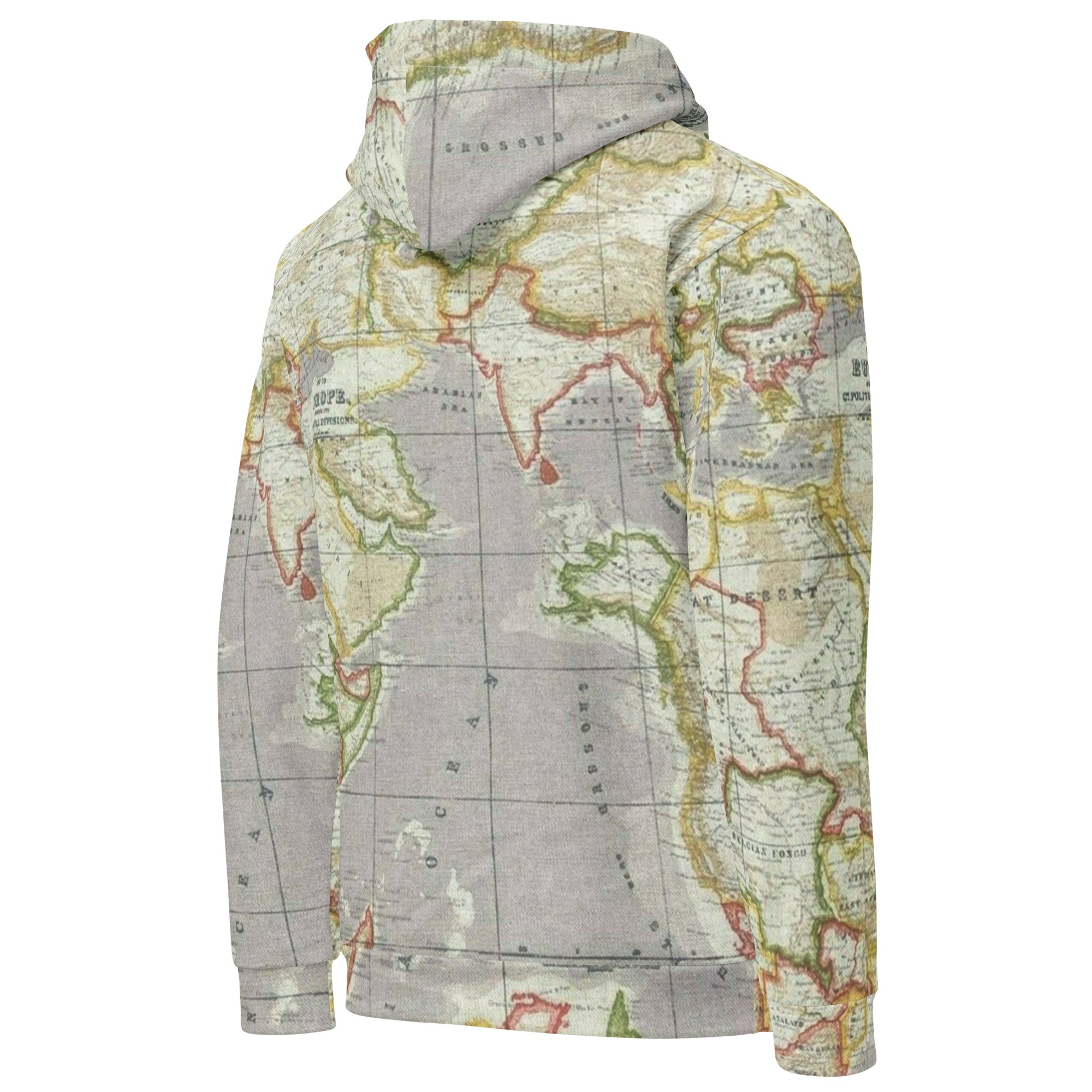 Green Map Hoodie