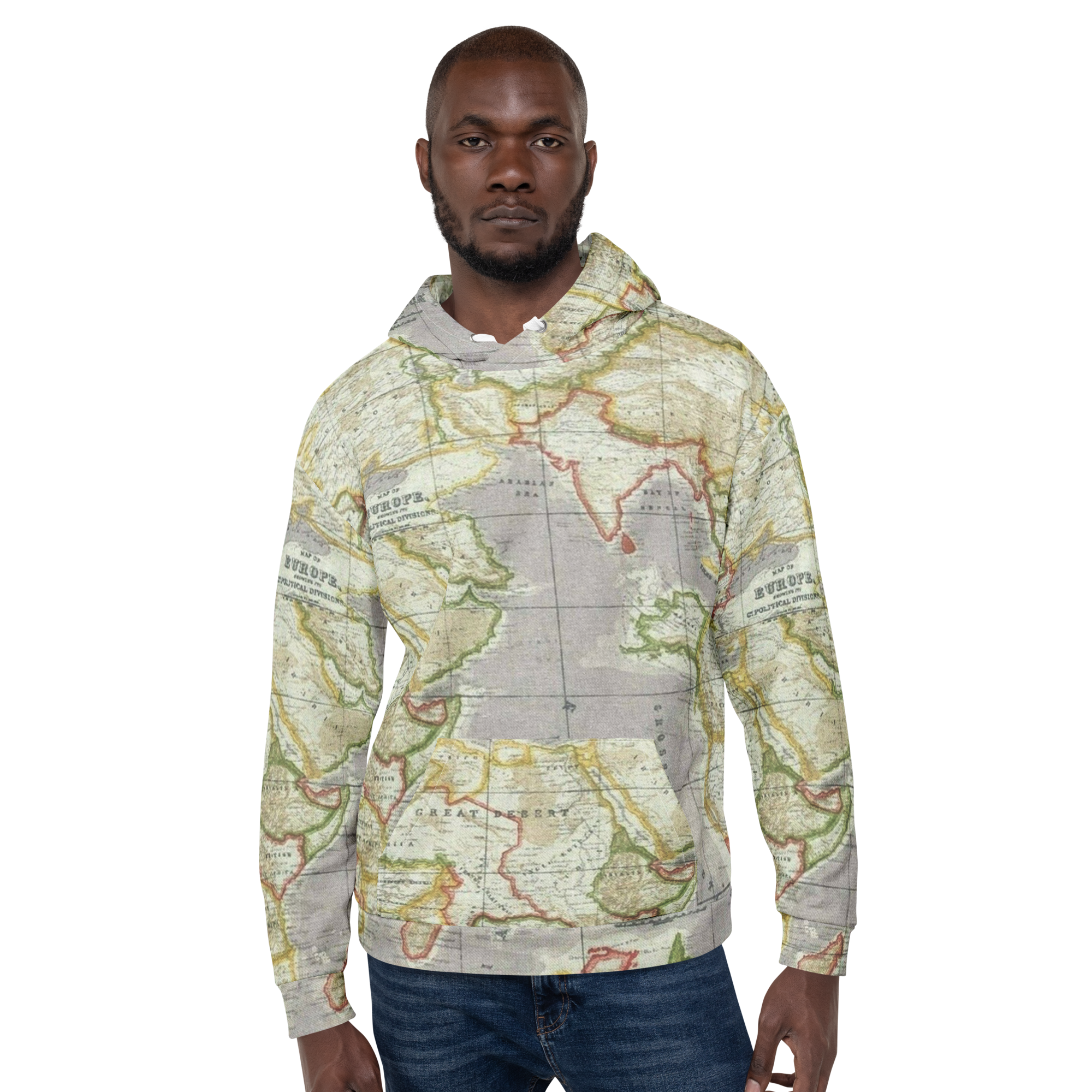 Green Map Hoodie