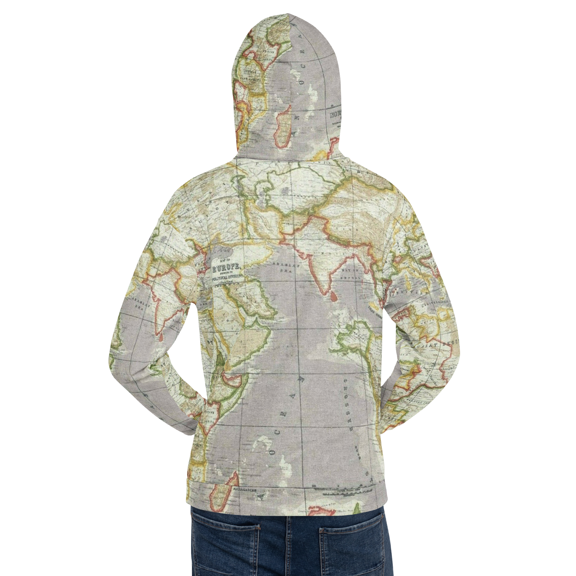 Green Map Hoodie