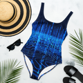 Data Streams One-Piece Swimsuit