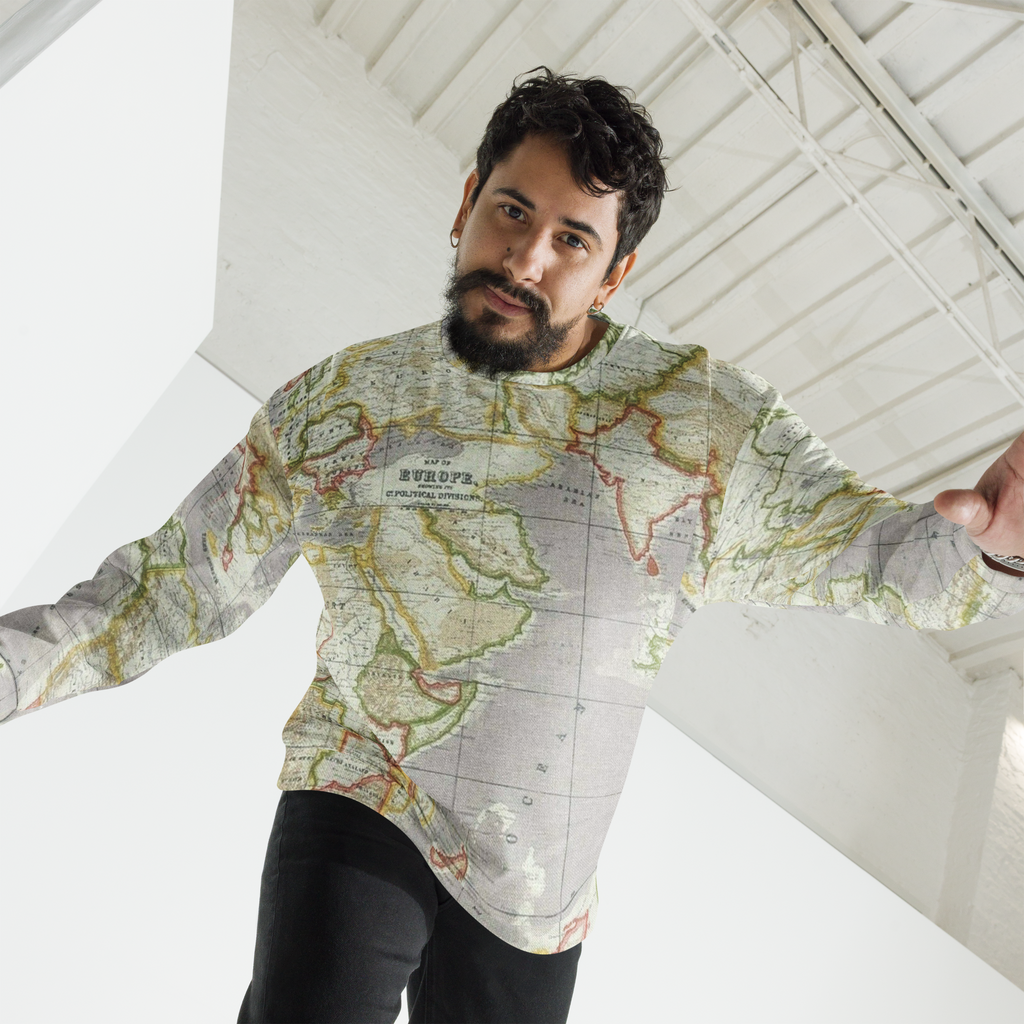 Green Map Sweatshirt