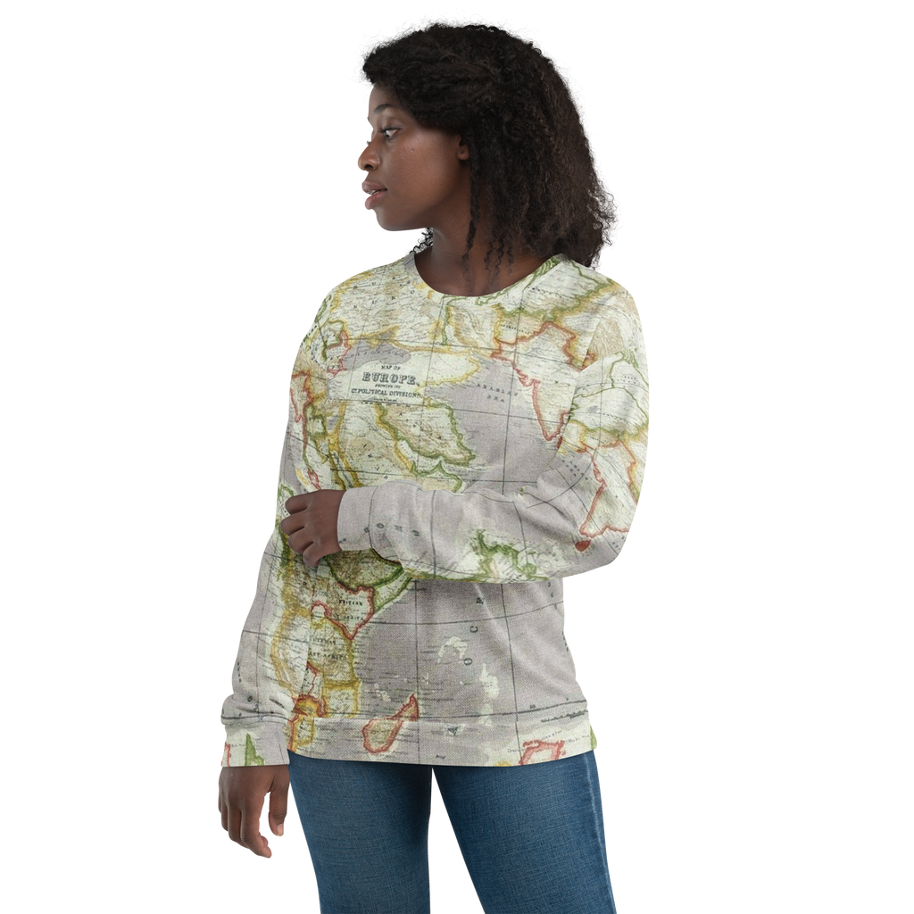 Green Map Sweatshirt