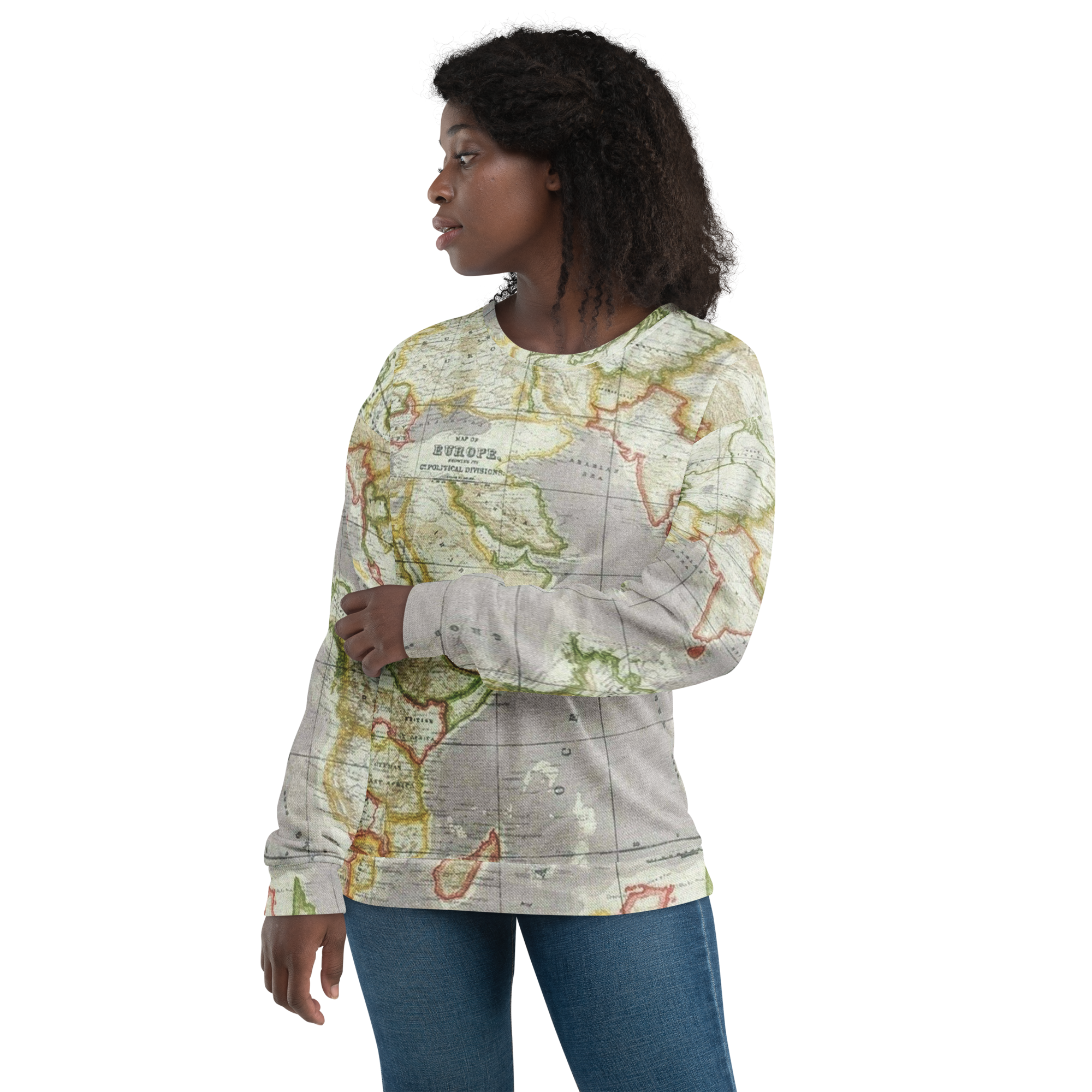 Green Map Sweatshirt