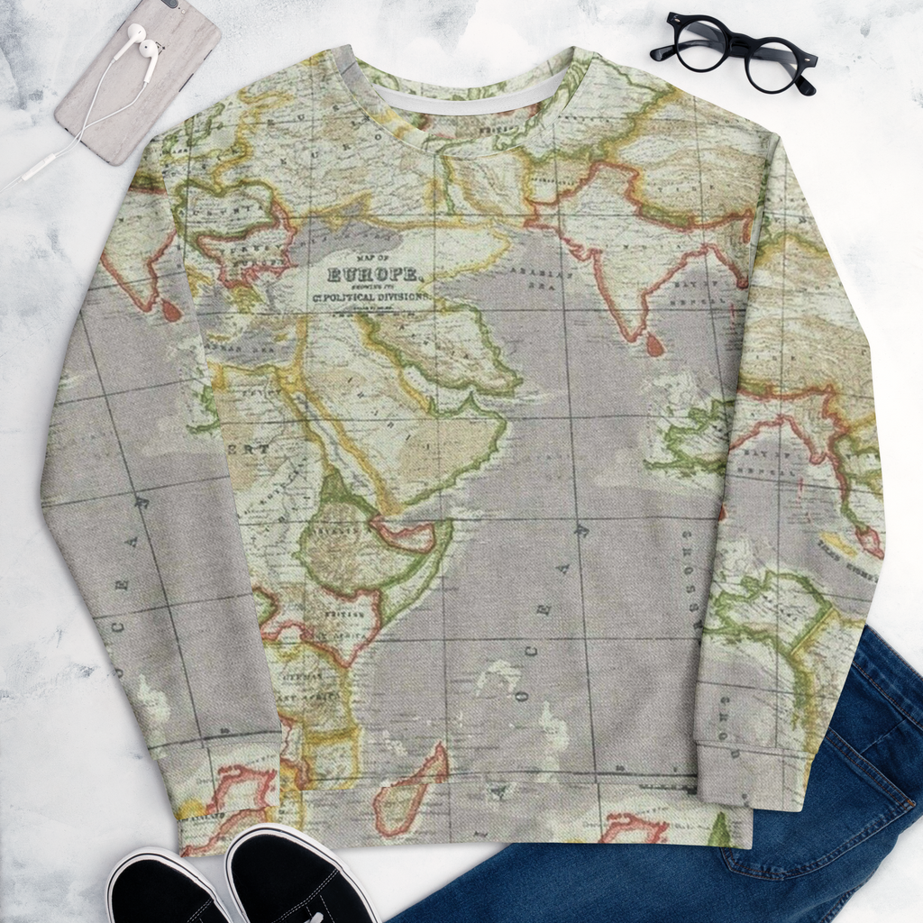 Green Map Sweatshirt