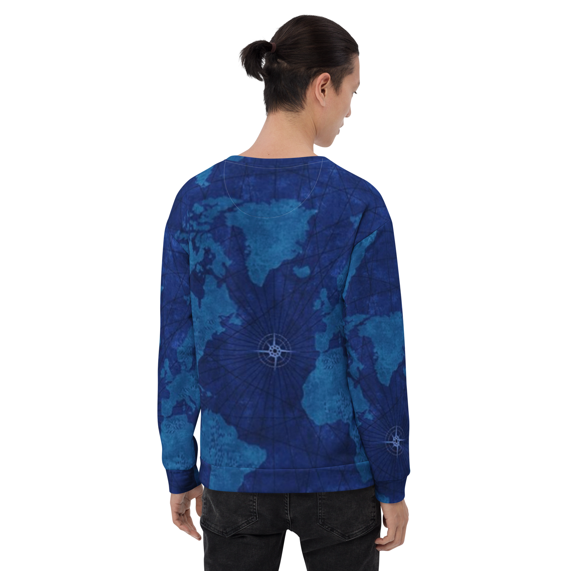 Blue Map Unisex Sweatshirt