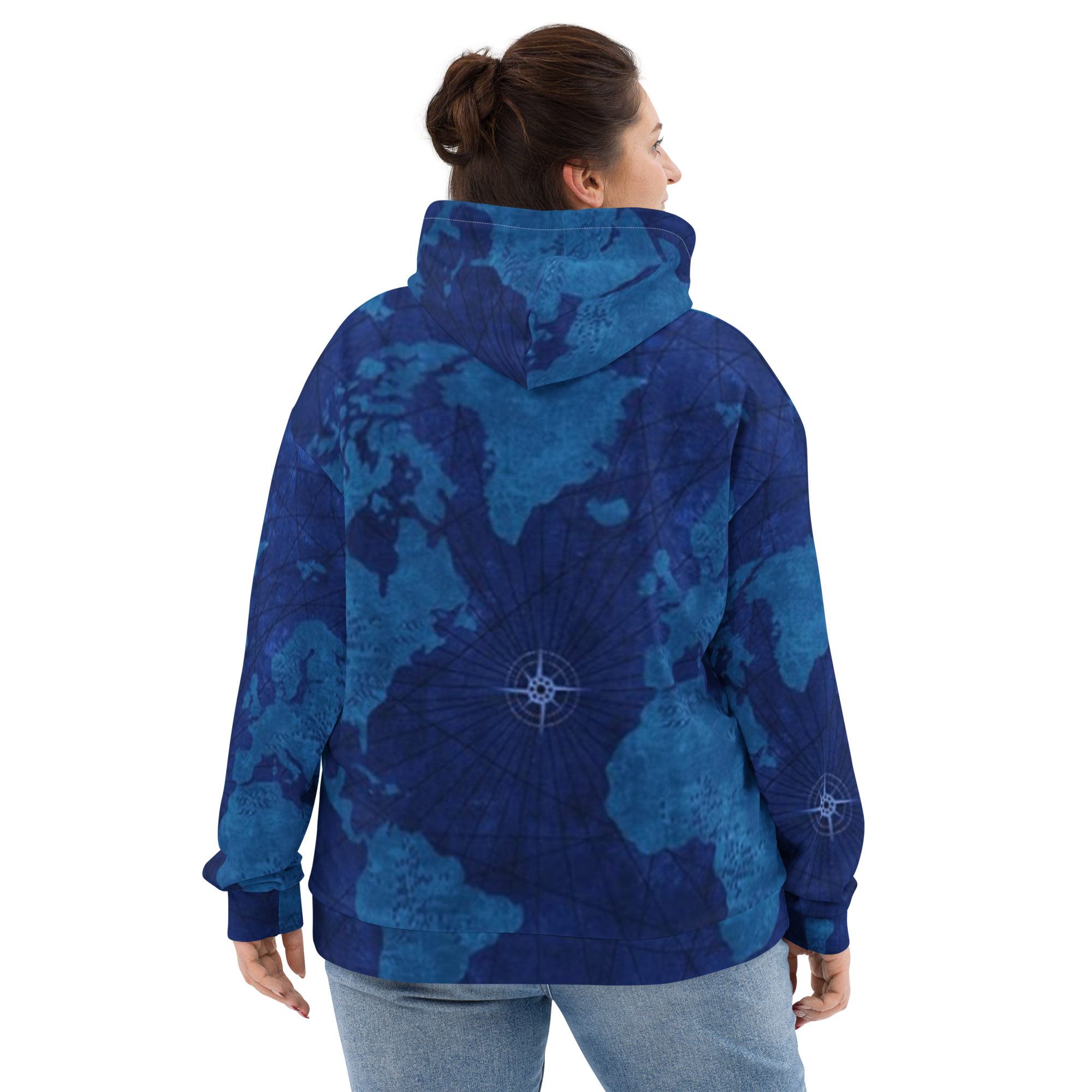 Blue Map Hoodie