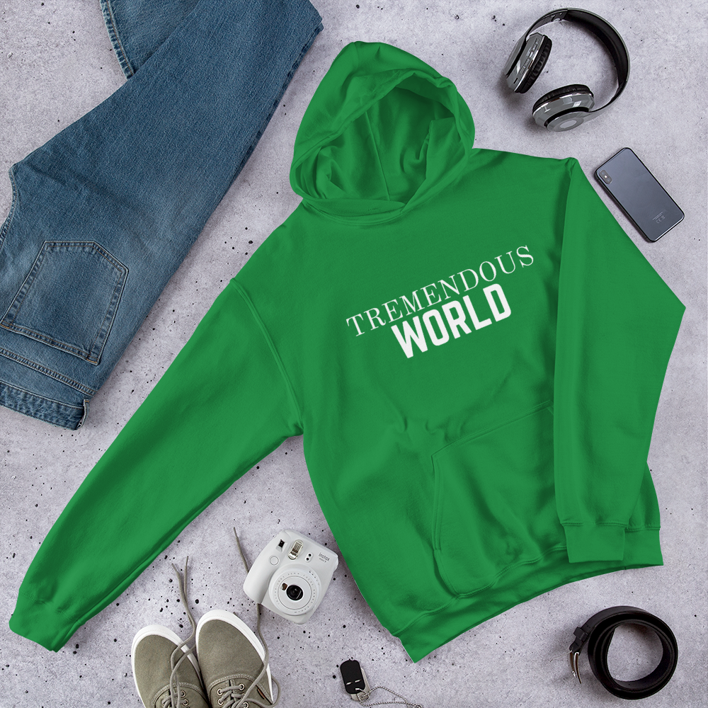 Core Collection White Text Hoodie