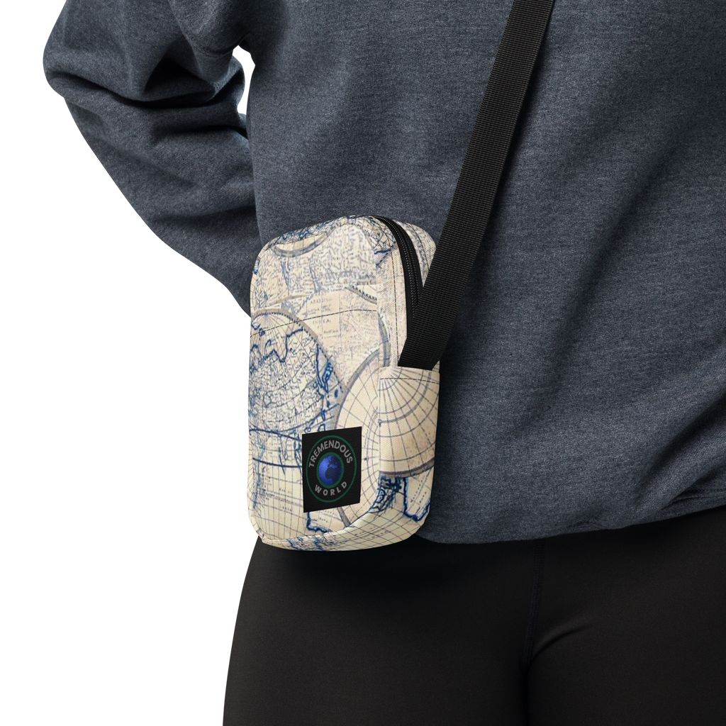 Sand Map Utility Crossbody Bag