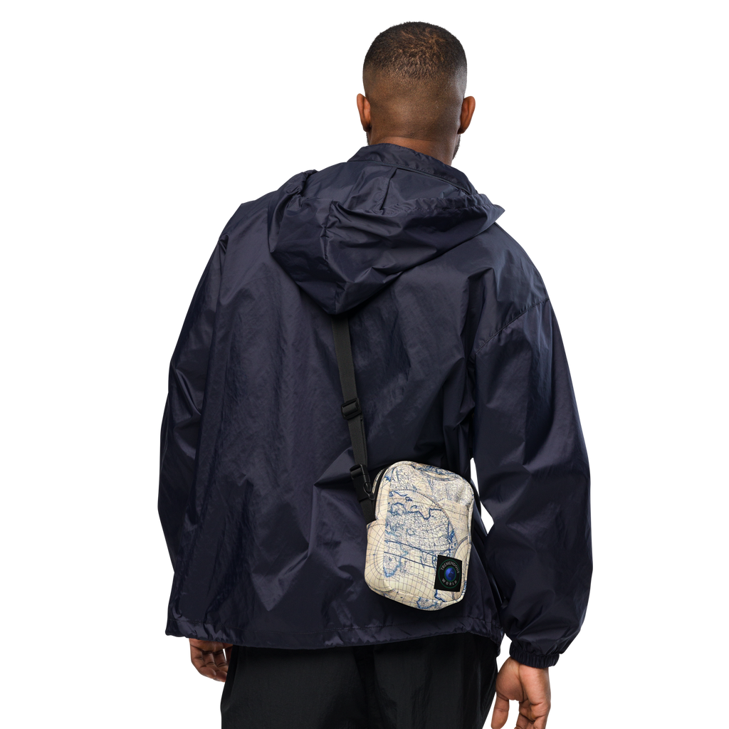 Sand Map Utility Crossbody Bag