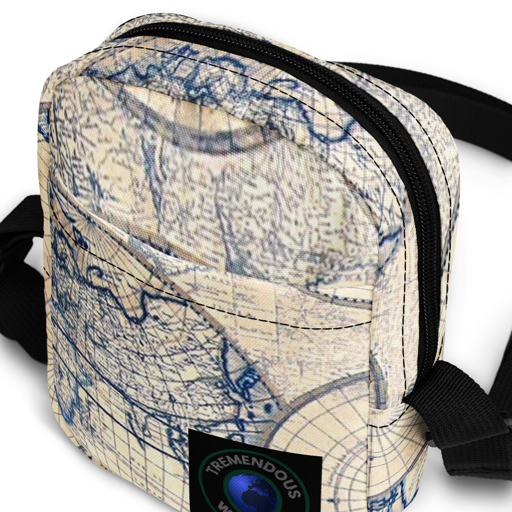 Sand Map Utility Crossbody Bag