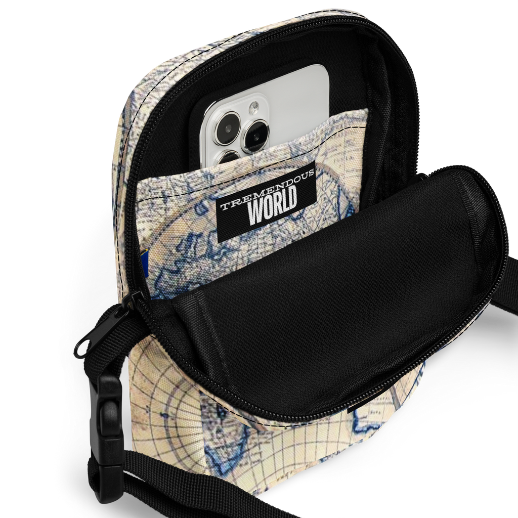 Sand Map Utility Crossbody Bag