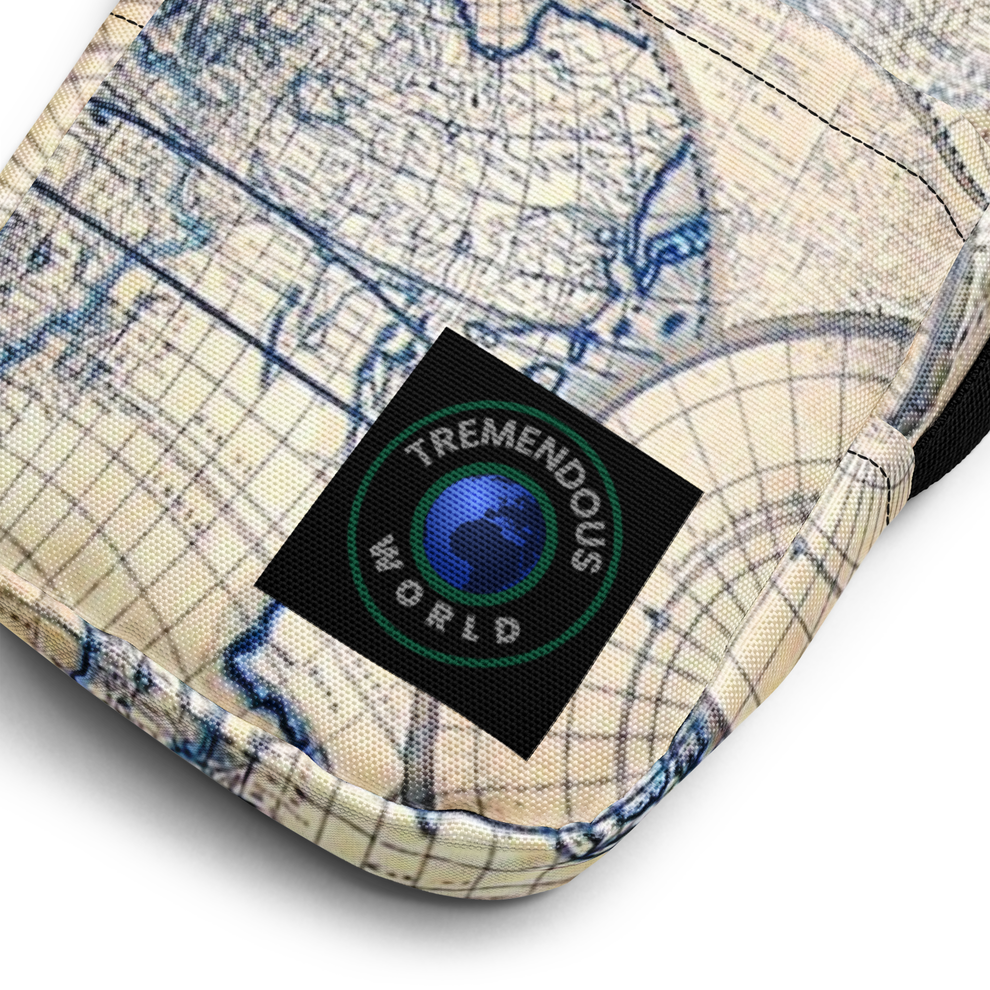 Sand Map Utility Crossbody Bag