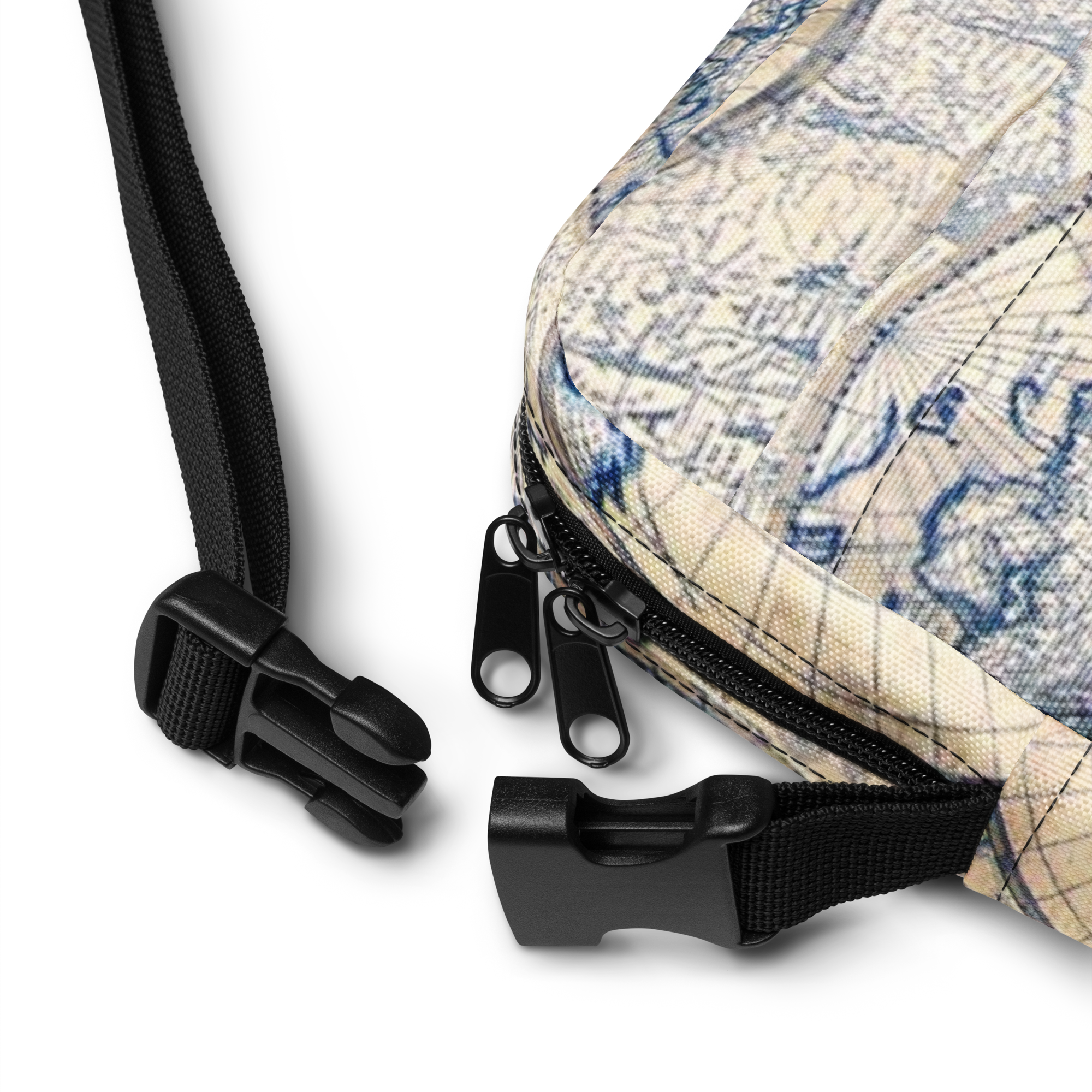 Sand Map Utility Crossbody Bag