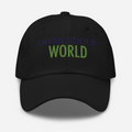 Tremendous World Core Collection Purple & Green Text Hat