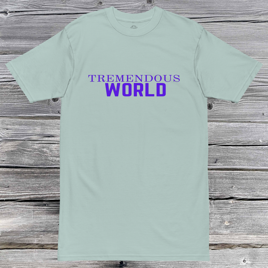 Core Collection Purple Text Premium Heavyweight Tee