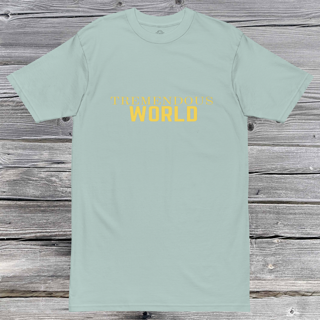 Core Collection Gold Text Premium Heavyweight Tee