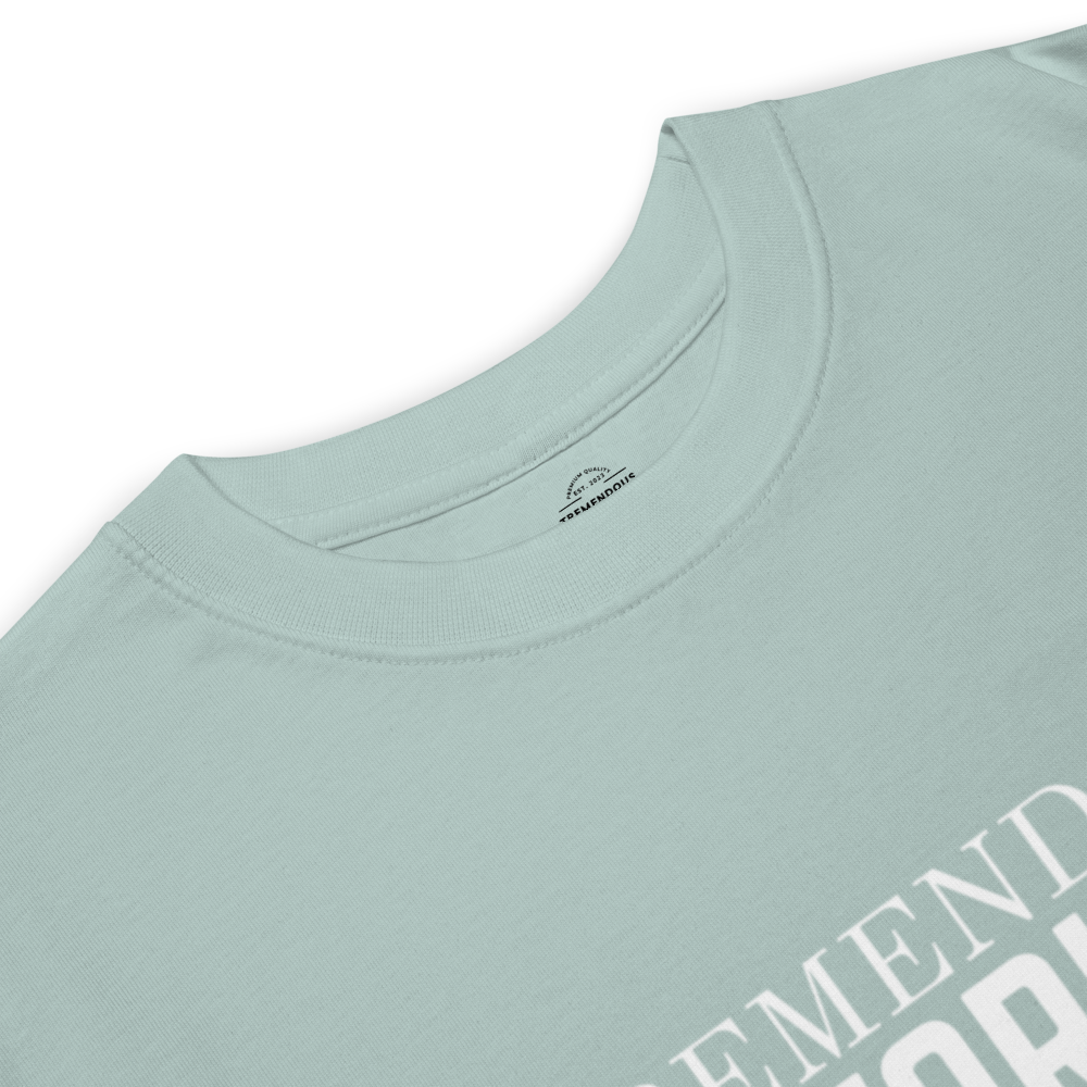 Core Collection White Text Premium Heavyweight Tee