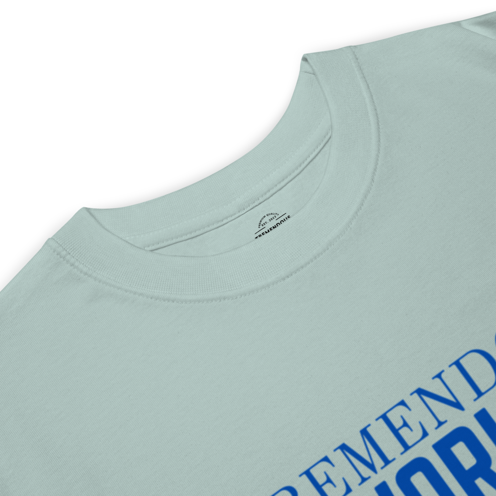 Core Collection Blue Text Premium Heavyweight Tee