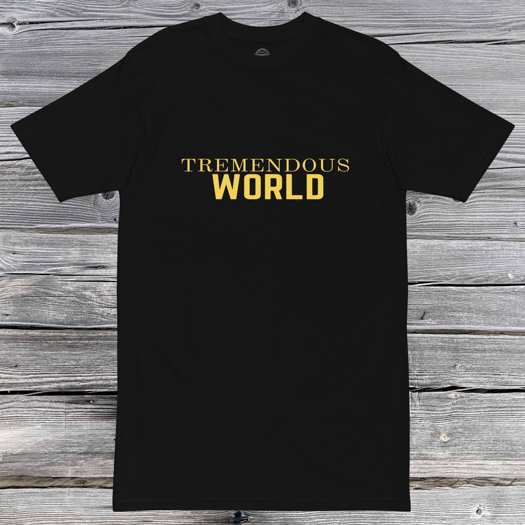 Core Collection Gold Text Premium Heavyweight Tee