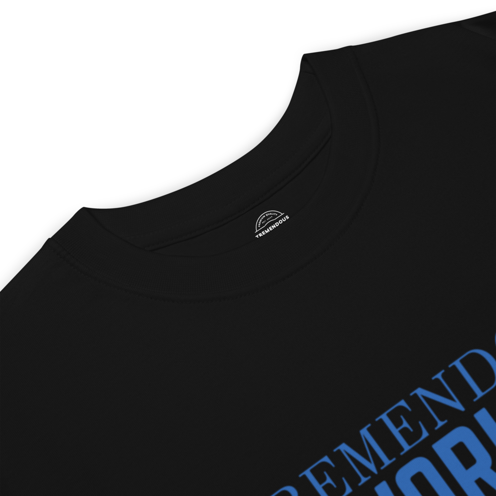 Core Collection Blue Text Premium Heavyweight Tee