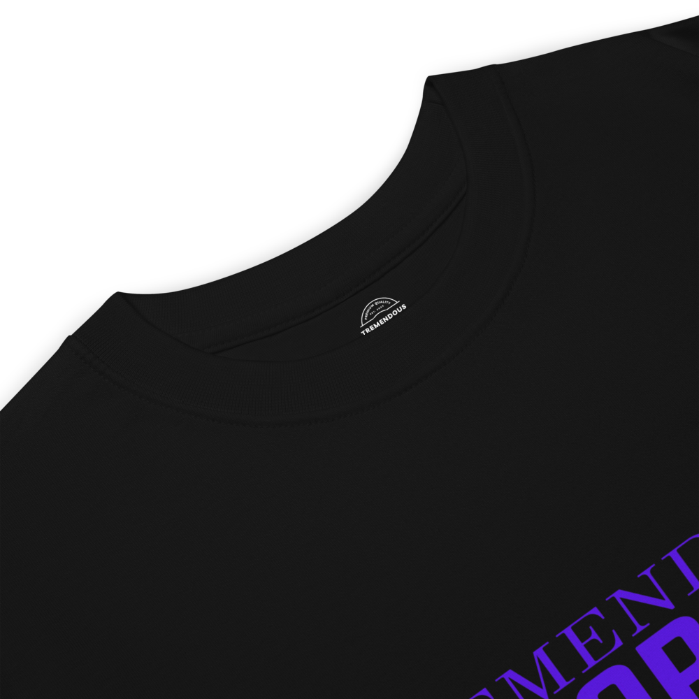 Core Collection Purple Text Premium Heavyweight Tee