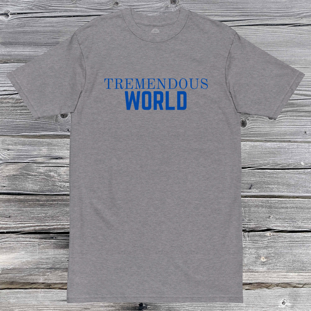 Core Collection Blue Text Premium Heavyweight Tee