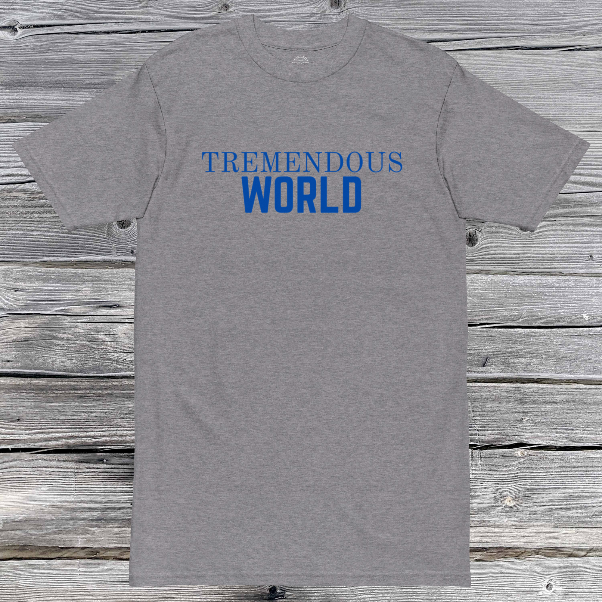 Core Collection Blue Text Premium Heavyweight Tee