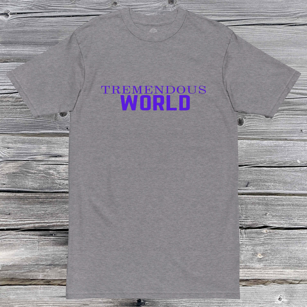 Core Collection Purple Text Premium Heavyweight Tee
