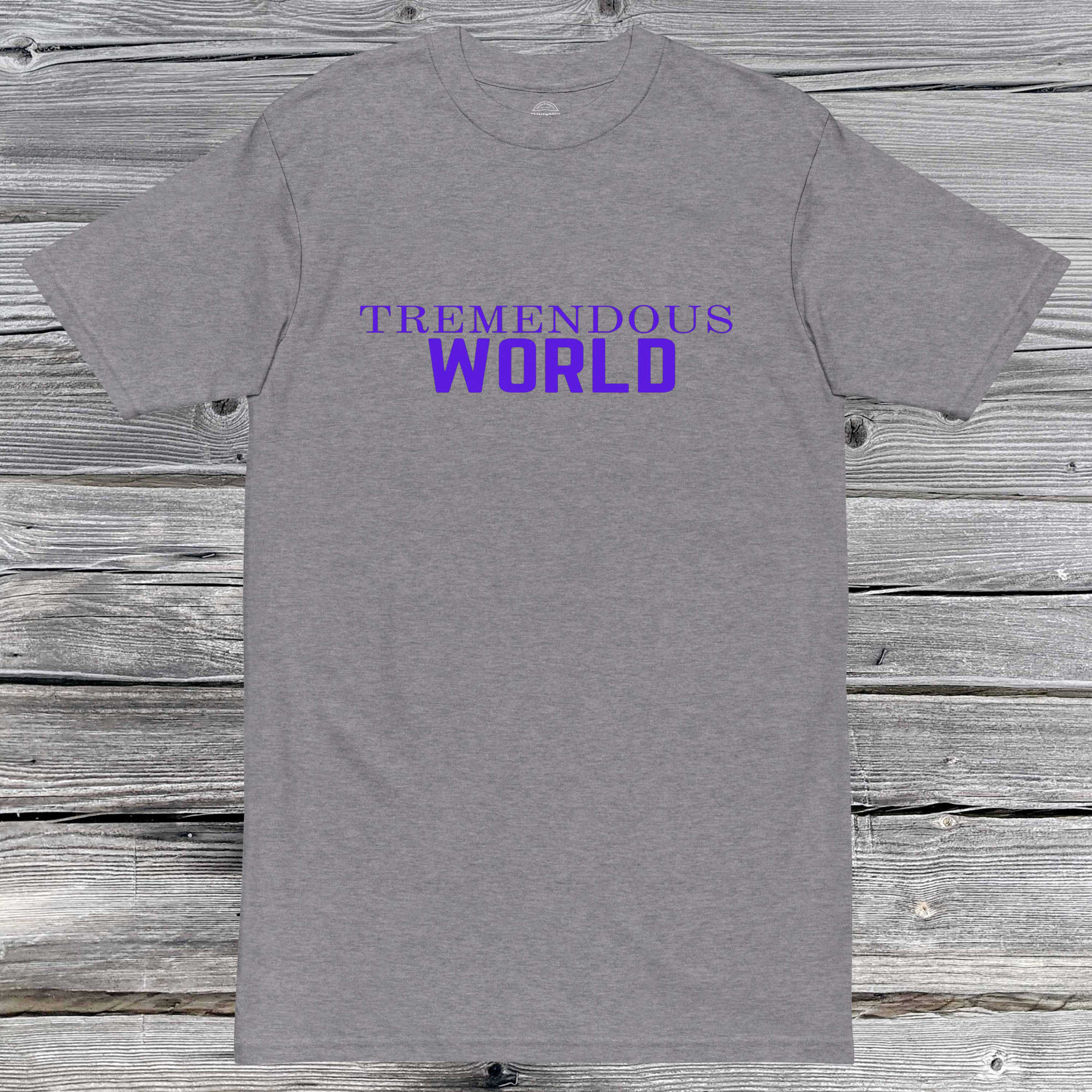 Core Collection Purple Text Premium Heavyweight Tee