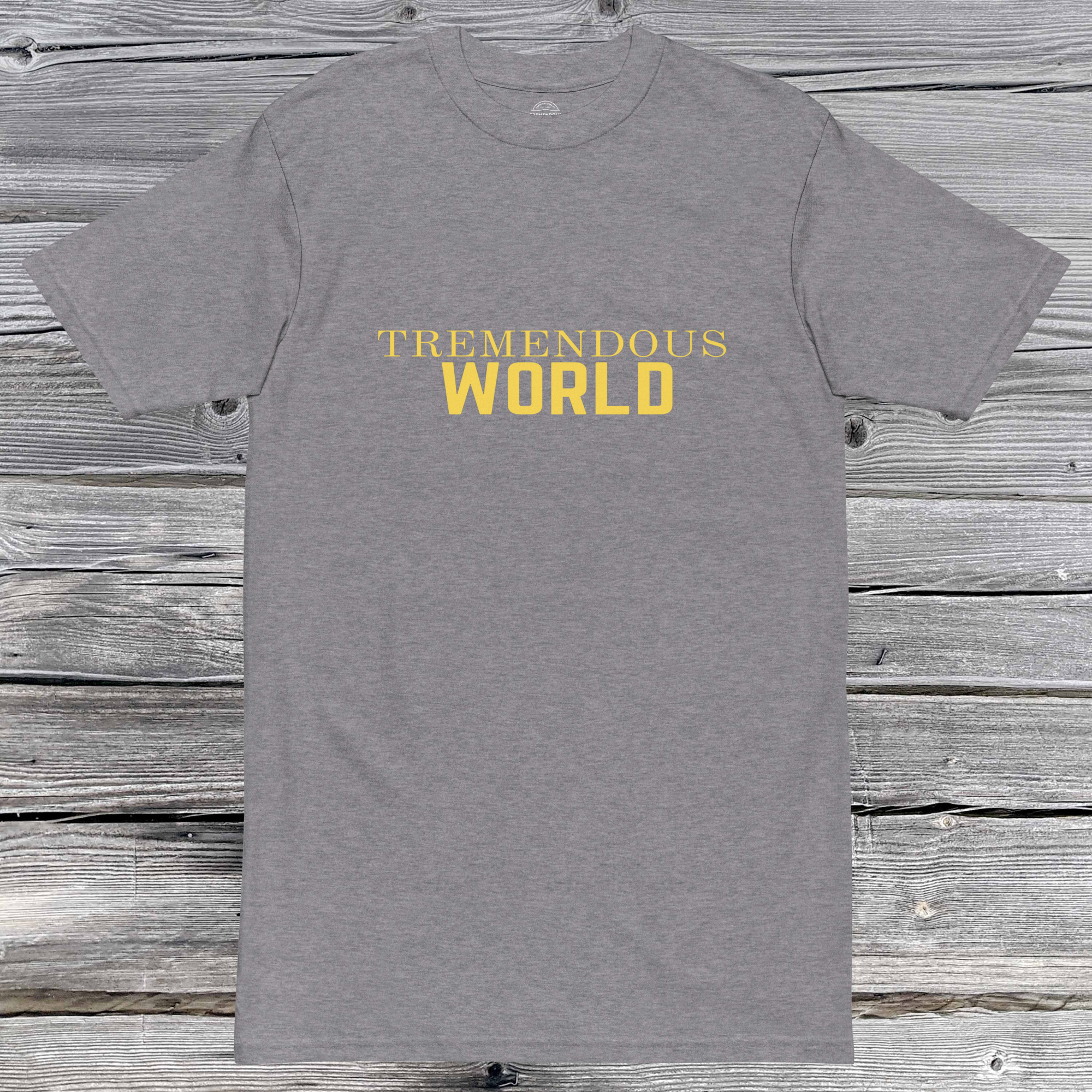 Core Collection Gold Text Premium Heavyweight Tee