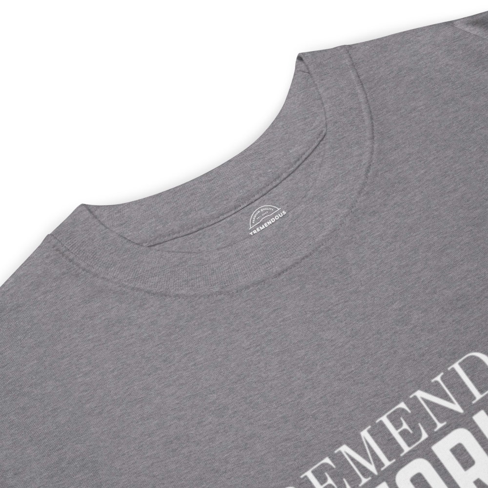Core Collection White Text Premium Heavyweight Tee