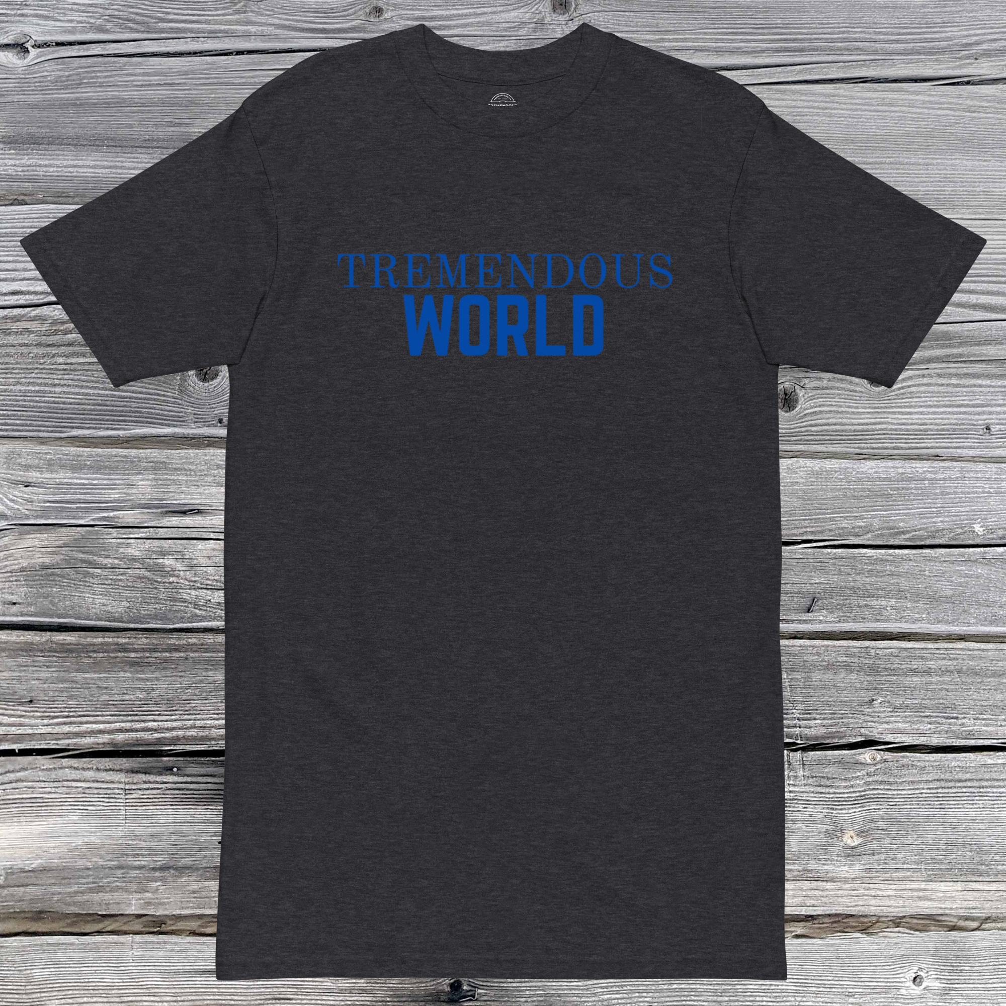 Core Collection Blue Text Premium Heavyweight Tee