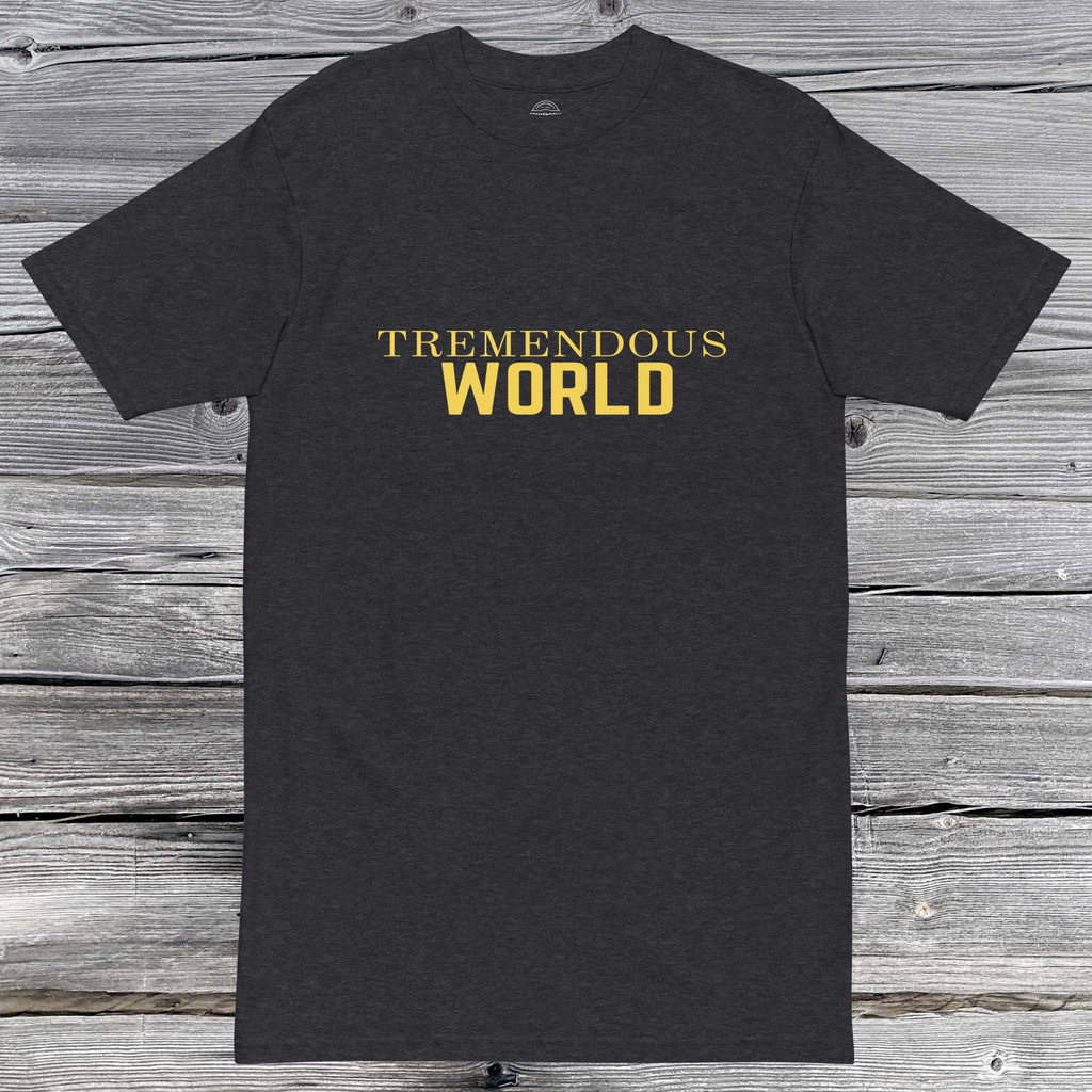 Core Collection Gold Text Premium Heavyweight Tee