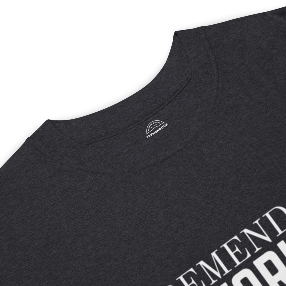 Core Collection White Text Premium Heavyweight Tee