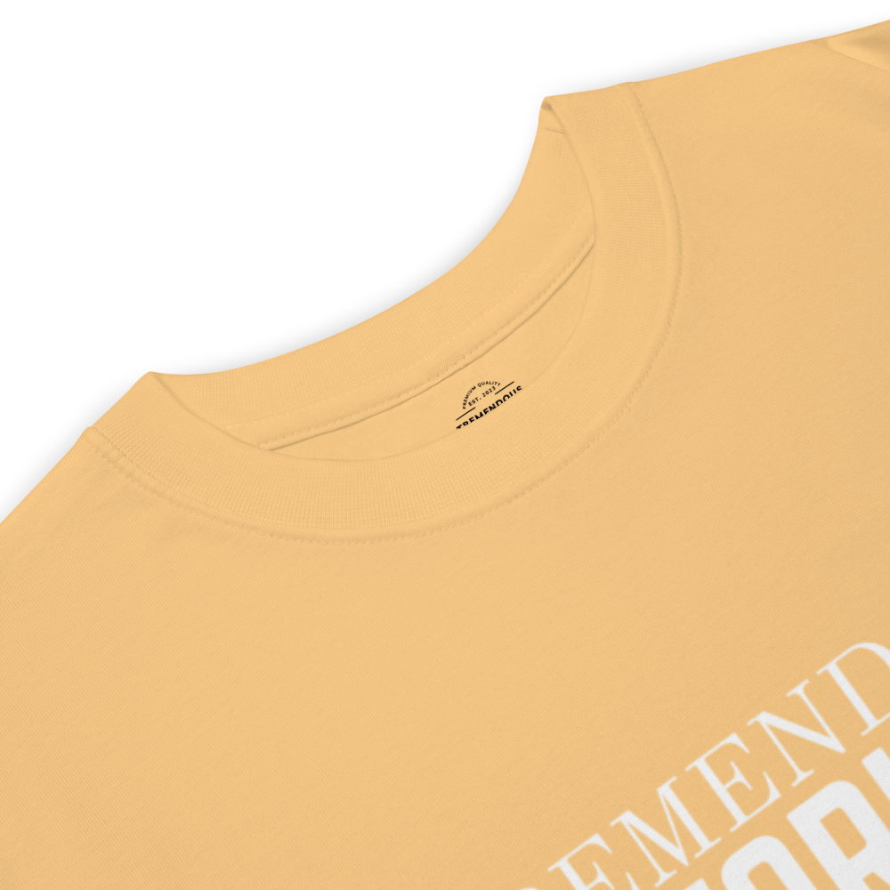 Core Collection White Text Premium Heavyweight Tee