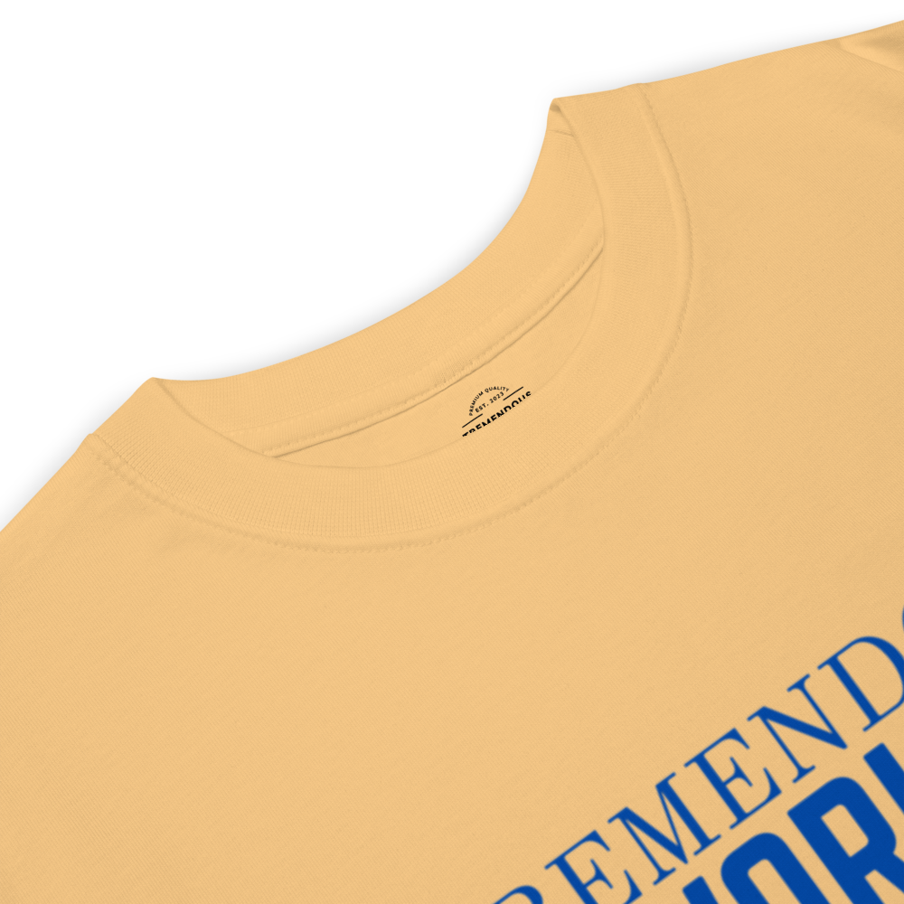 Core Collection Blue Text Premium Heavyweight Tee