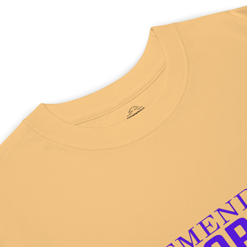 Core Collection Purple Text Premium Heavyweight Tee