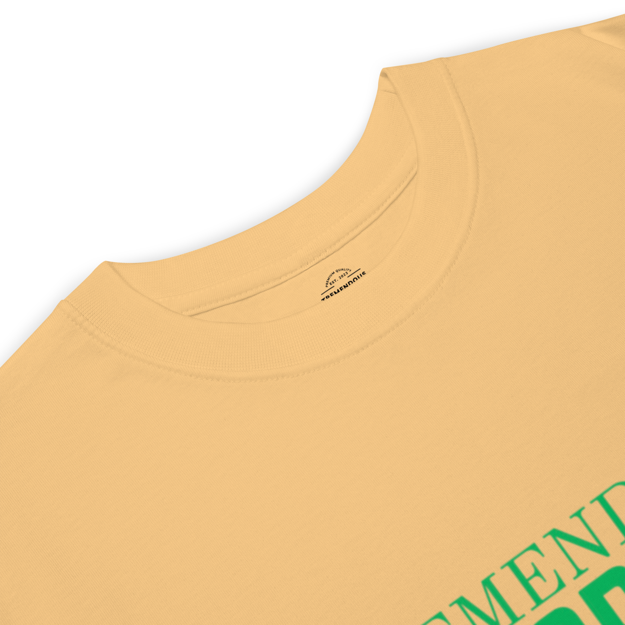 Core Collection Green Text Premium Heavyweight Tee