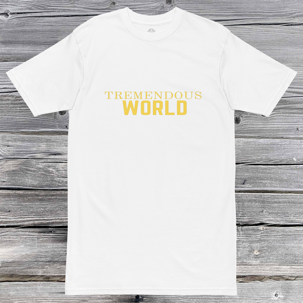 Core Collection Gold Text Premium Heavyweight Tee