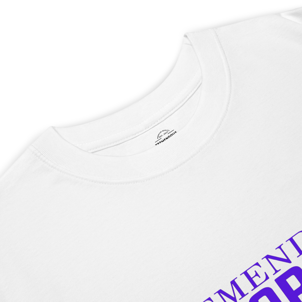 Core Collection Purple Text Premium Heavyweight Tee