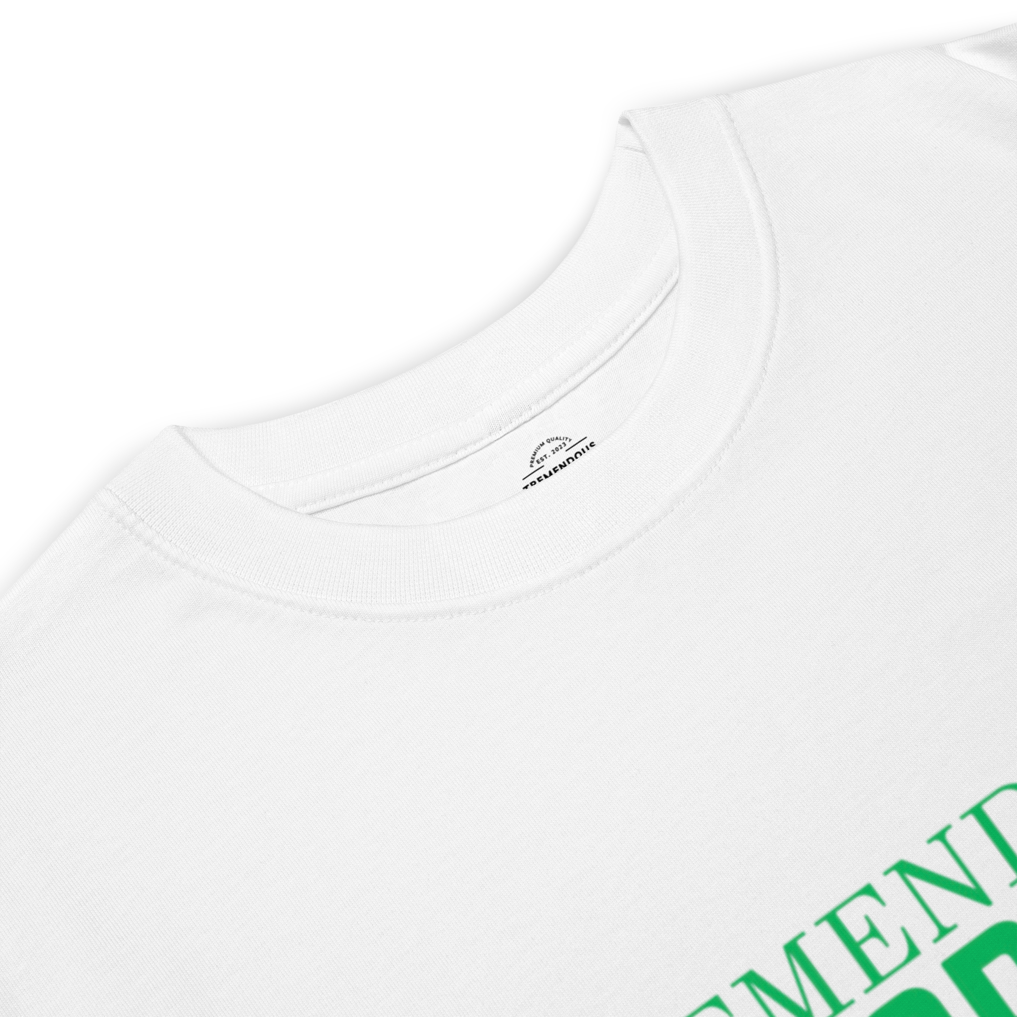 Core Collection Green Text Premium Heavyweight Tee