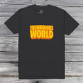 Tremendous World T-Shirt - Yellow & Orange Text