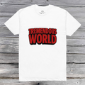 Tremendous World T-Shirt Red & Black Text