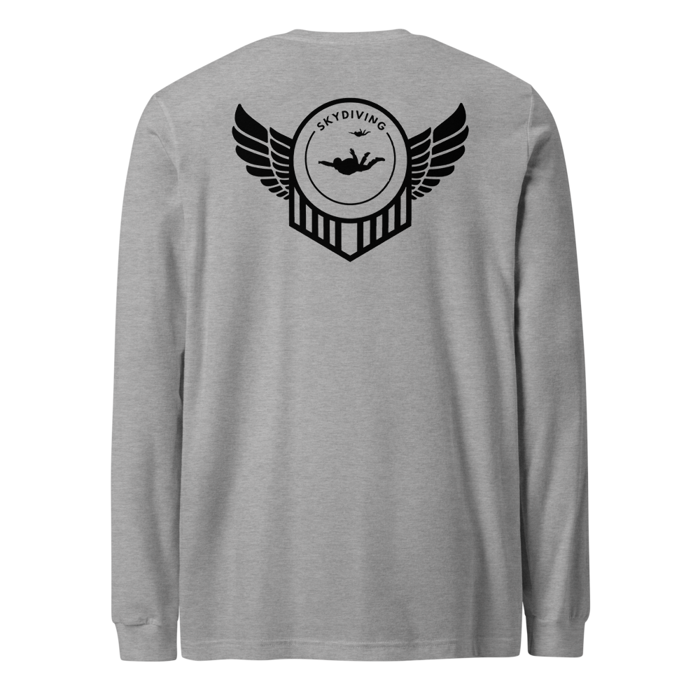 Unisex Long Sleeve Skydiving Tee