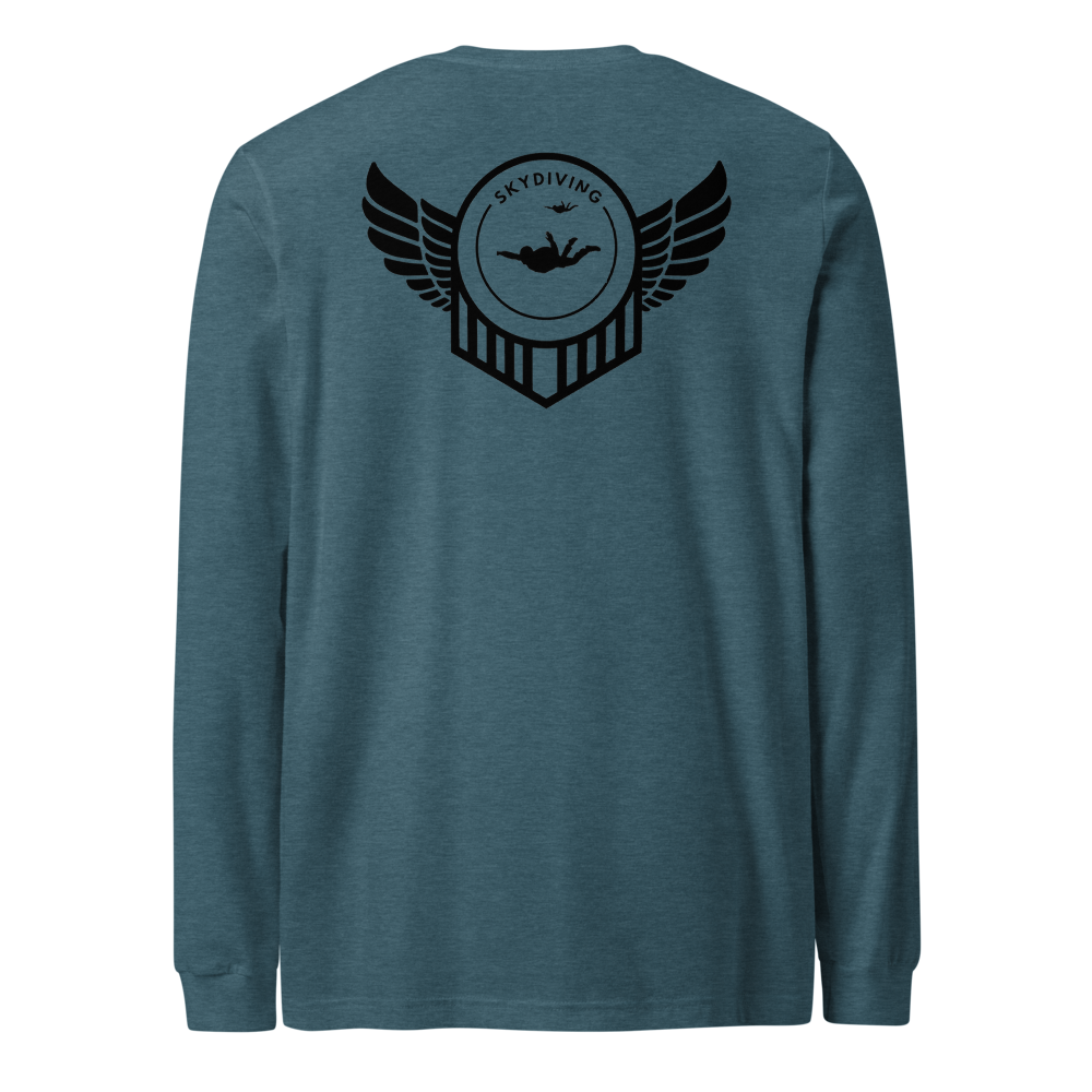 Unisex Long Sleeve Skydiving Tee