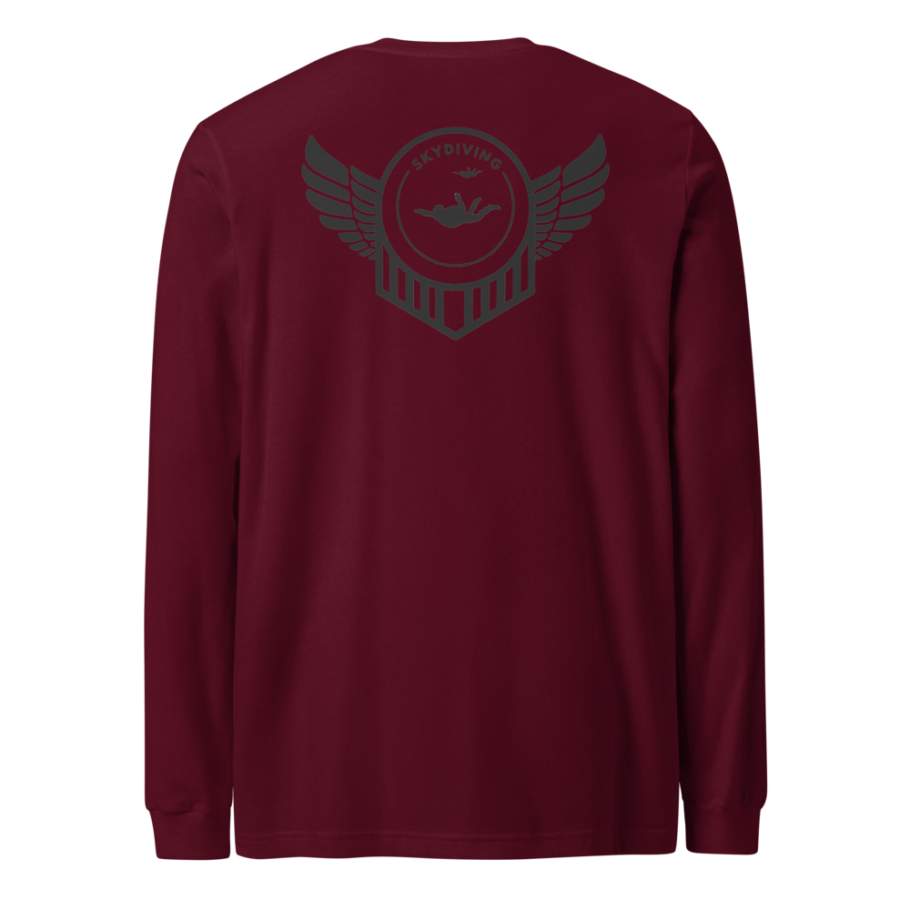 Unisex Long Sleeve Skydiving Tee