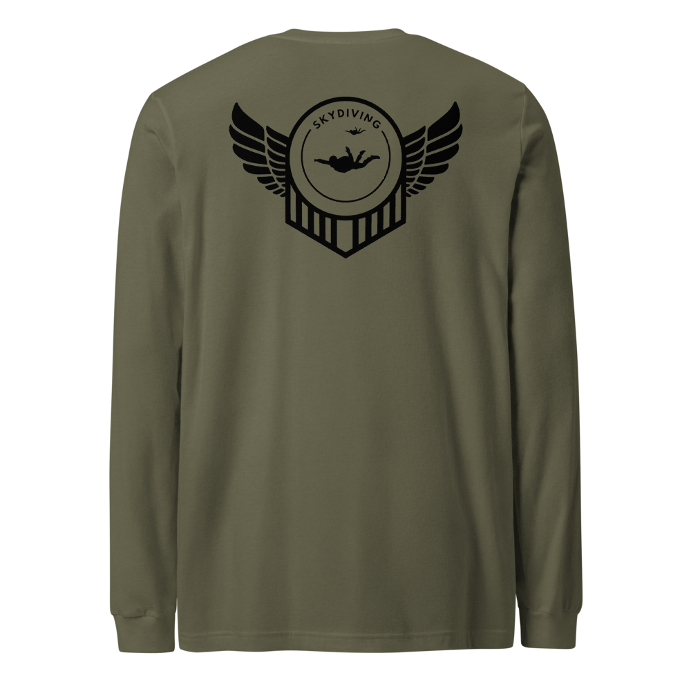 Unisex Long Sleeve Skydiving Tee