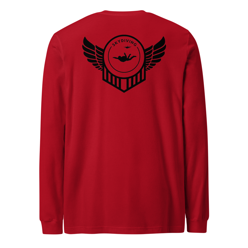 Unisex Long Sleeve Skydiving Tee